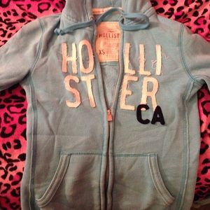 Light blue Hollister sweatshirt