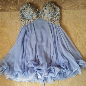 Lord&Taylor Babydoll Short Prom Dress
