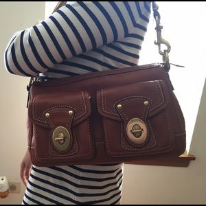 Coach buckle bag in a cognac leather - Negotiable