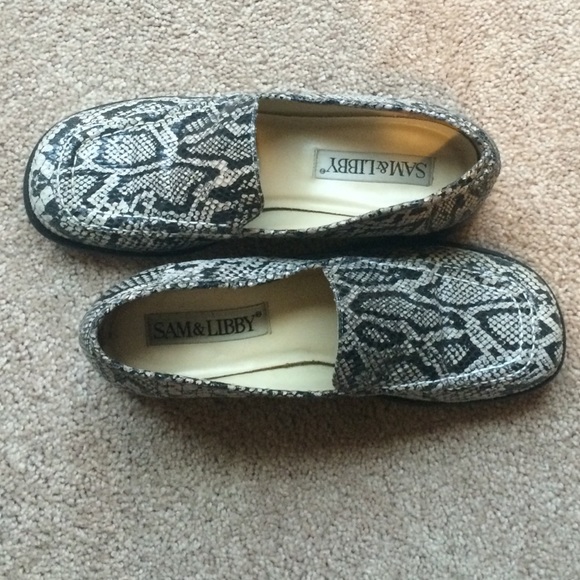 Sam & Libby Shoes - Snakeskin Loafers