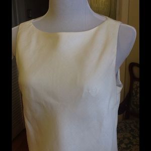 Ralph Lauren white linen dress