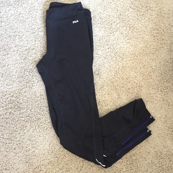 Fila Outerwear - Black running spandex