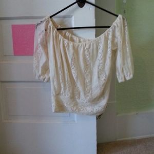 Loose lace top