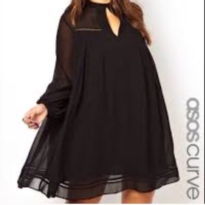 Blk swing dress