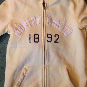 Yellow Abercrombie sweatshirt