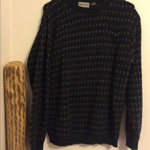 Heavy Triangle Print Sweater