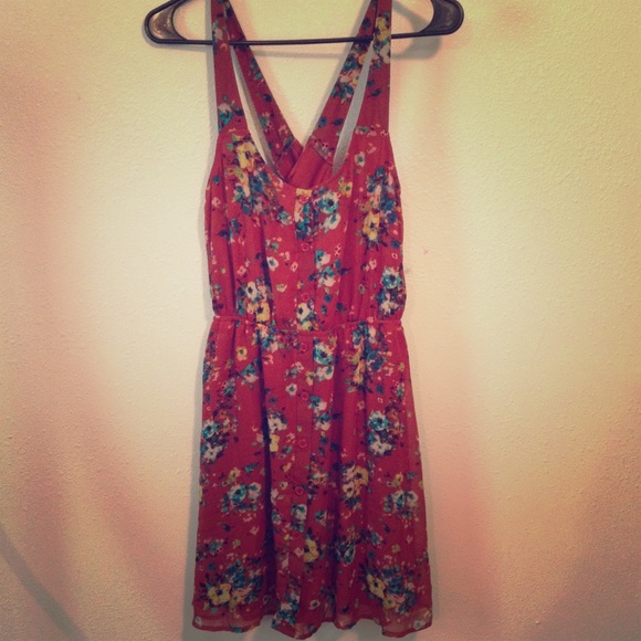 Cute floral skater dress