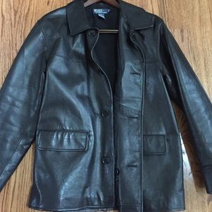 New! Polo by Ralph Lauren leather jacket