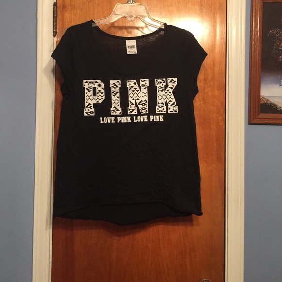 Pink Aztec graphic high low top