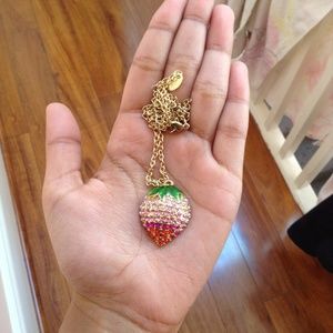 Ombre Strawberry Necklace