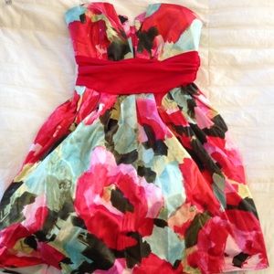Strapless party dress