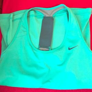 Nike women's dri-fit teal tank.