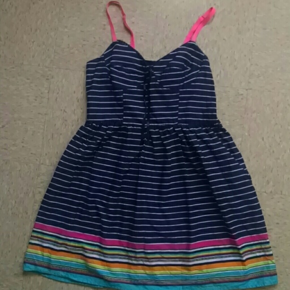 Mossimo Supply Co. Dresses & Skirts - Plus size Mossimo Navy Blue Striped Dress