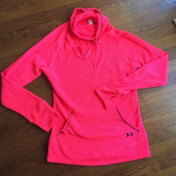 Under Armour Pink Waffle Knit Pullover