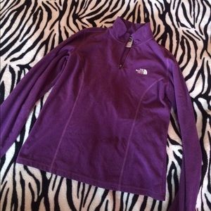 Purple North Face fleece