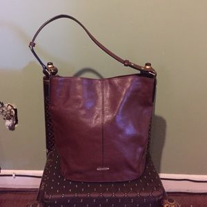Rebecca Minkoff brown leather jasper hobo bag