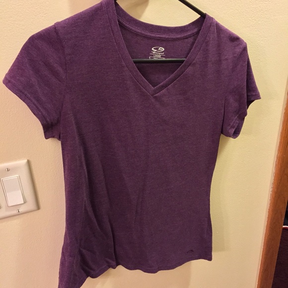 Purple Champion workout top size S