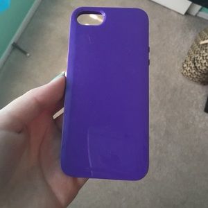 Purple Rubber IPhone 5 / 5s phone case