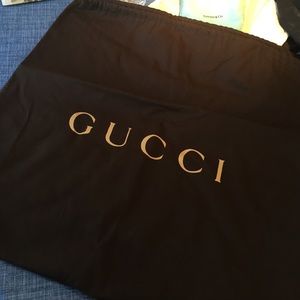 Large Gucci dustbag!