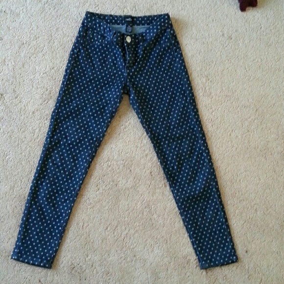 Polka dot capris