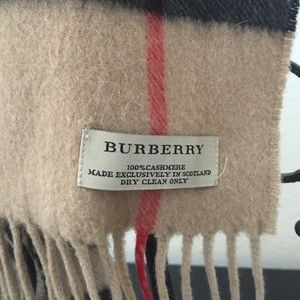 Burberry scarf