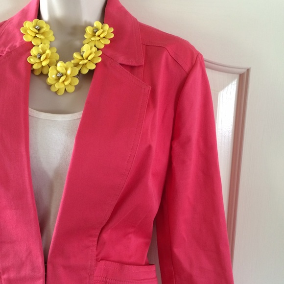 Jackets & Blazers - Bright Pink blazer!