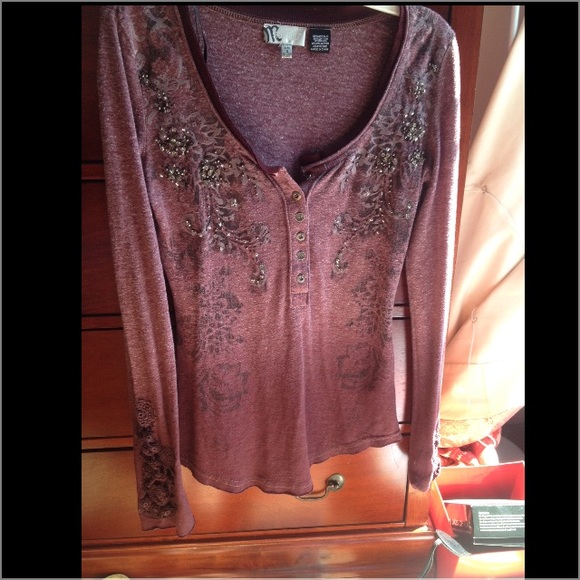 Miss me long sleeve shirt