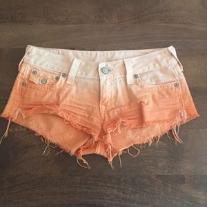 True Religion Joey Cut Offs