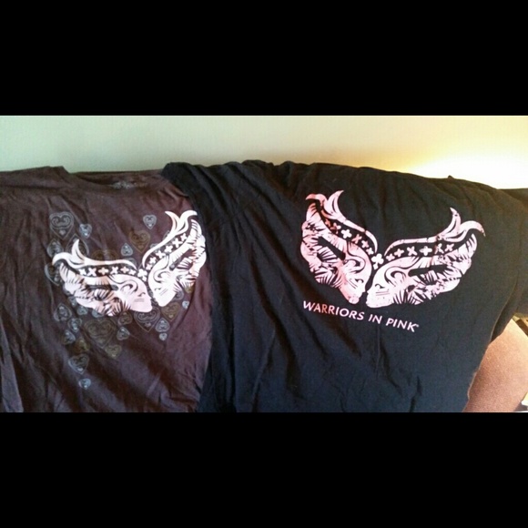 SOLD - Lot of 2 Warriors in Pink tees