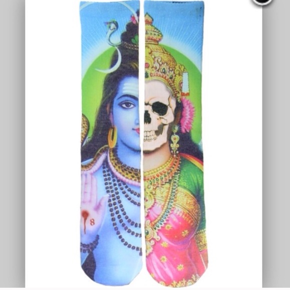 Hindu Split Personality Socks