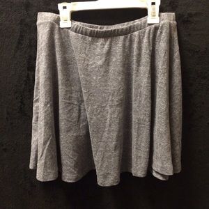 Heather Grey Jersey Skater Skirt