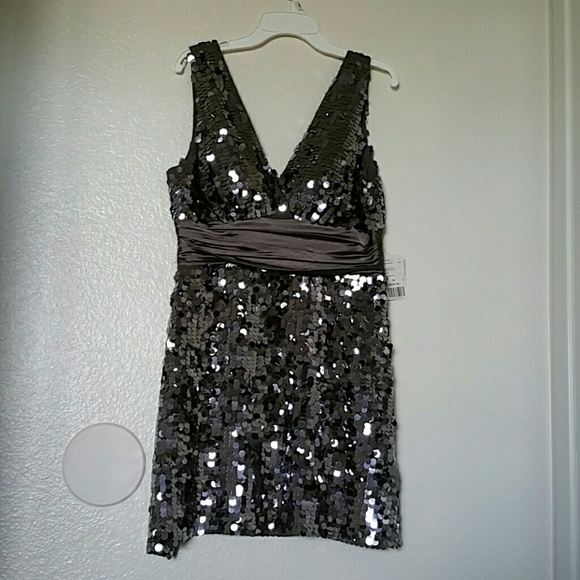 Grey/Silver Sequin dress
