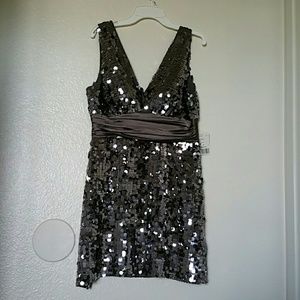 Grey/Silver Sequin dress