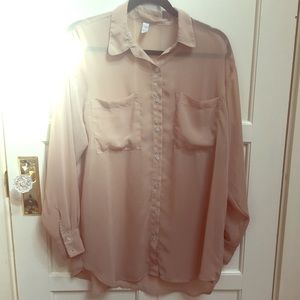 AA Chiffon oversized blouse