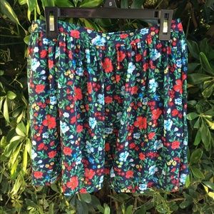 Hollister Floral Skater Skirt