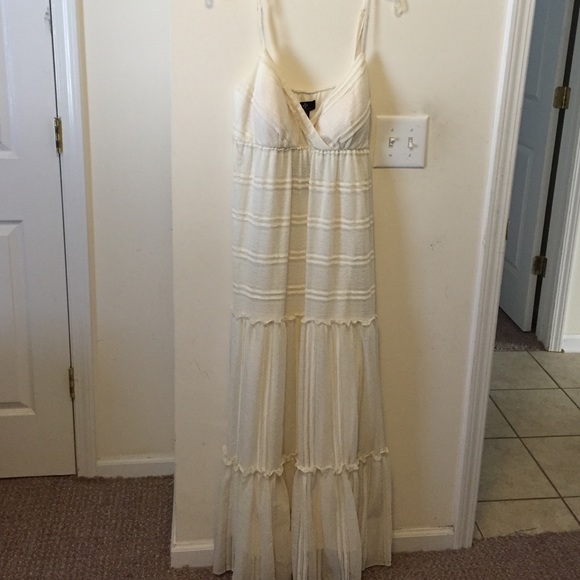 White bohemian dress