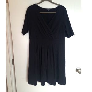 Black Lands' End Knit Dress