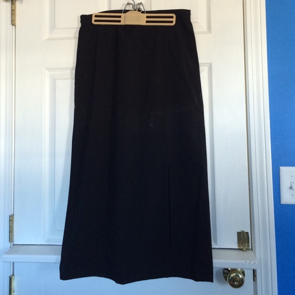 Long black skirt