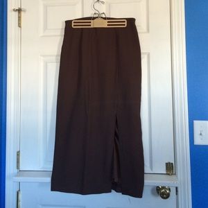 Long brown skirt