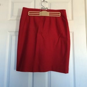 Red skirt