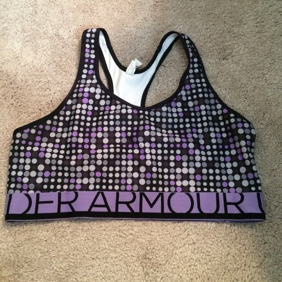 Polka dot sports bra