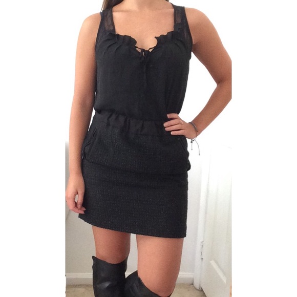 LOFT Tops - Black lace top