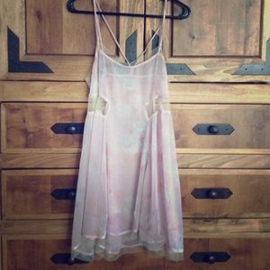 FREE PEOPLE baby pink dress