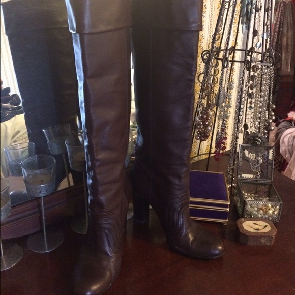 Miss sixty six tall Italian leather Boots