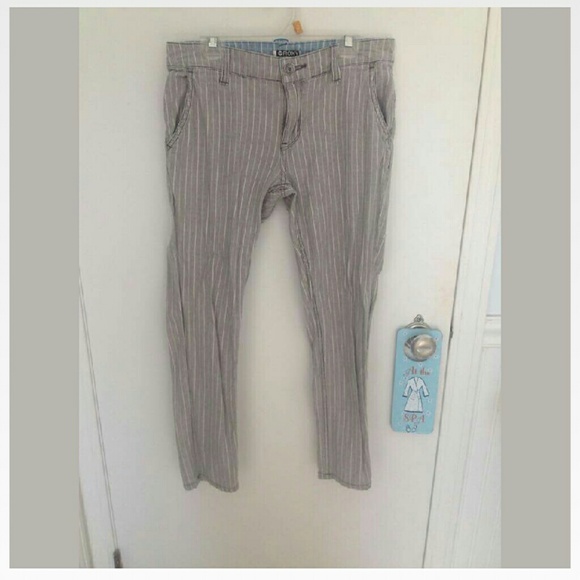 Roxy Cropped Striped Pants