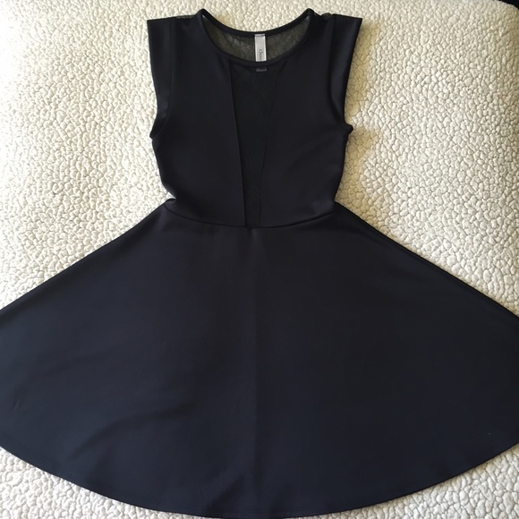 Mesh Peplum Dress