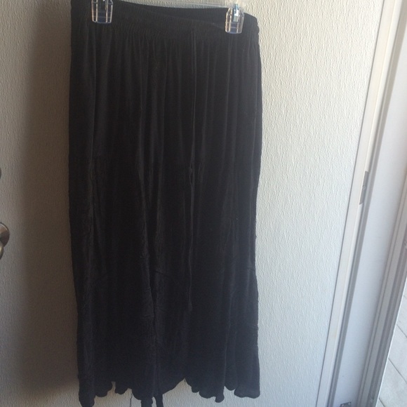 Beautiful long black skirt