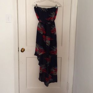 Flowy hi lo dress