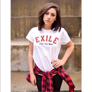 Women's Exile, Free The Mind, shirt.
