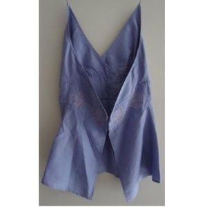 Express silk halter top